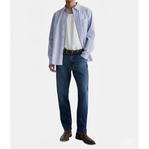 AG Adriano Goldschmied Men's Graduate Jeans Tailored Leg Italy Med Blue 36x34